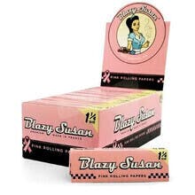 BLAZY SUSAN - 1 1/4 Rolling Papers (Pink) | Accessories | Rolling Papers