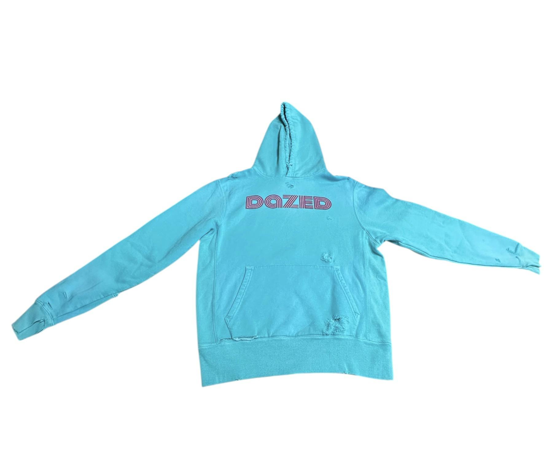 Hoodies - Blue Distress | Apparel by DAZED