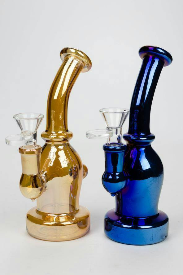 6.5" Metallic Tinted Bubbler - Assorted Colours | Pipes