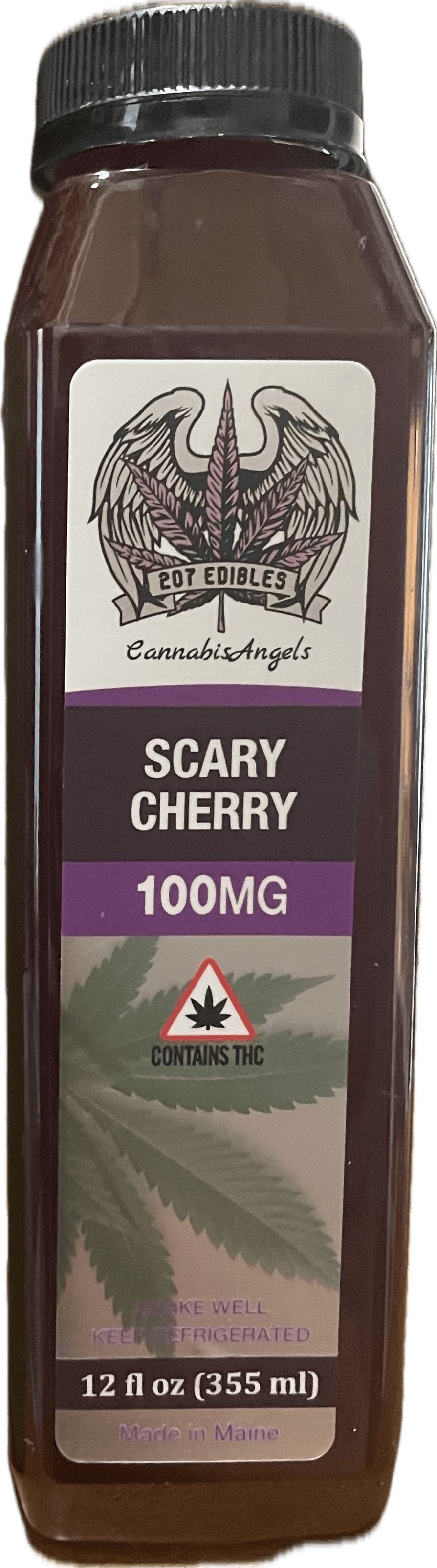 Black Cherry | Non-carbonated | 100mg | 12fl oz