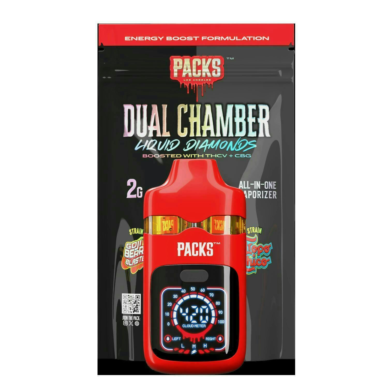 Goji Berry Blaster x Tropo Chico | THCV + CBG Disposable | 2g by PACKS LOS ANGELES