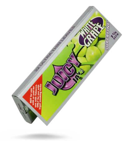 Juicy Jay | Superfine White Grape Rolling Papers | 1 1/4 | Accessories