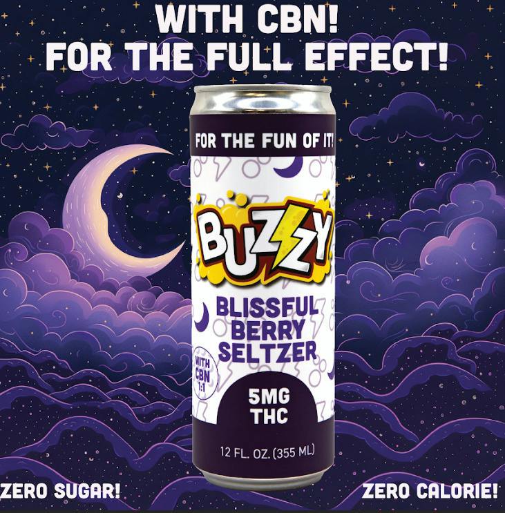 Blissful Berry | Non-carbonated | 5mg | 12fl oz at Tree House Craft Cannabis Dispensary Pepperell