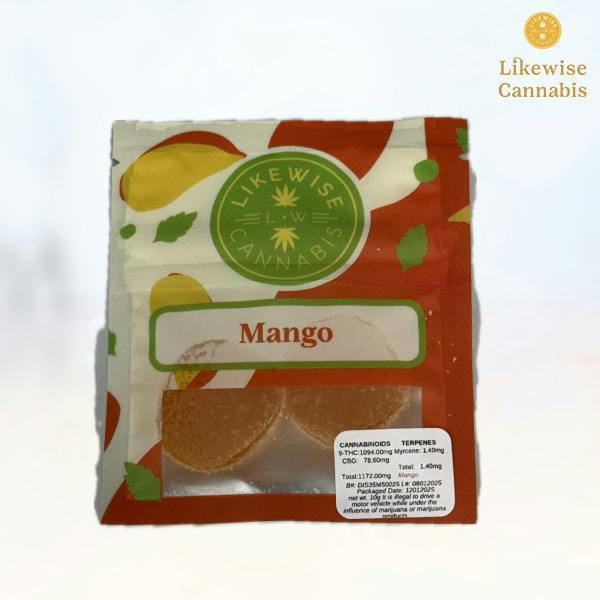 2-PACK 1000MG MANGO GUMMIES - LIKEWISE | Gummies | 10pk | 100mg/ea
