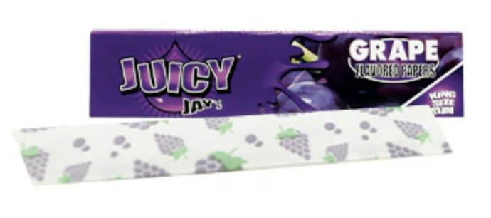 Juicy Jay's Grape Flavored King Size Slim Papers | Accessories by Juicy Jay's