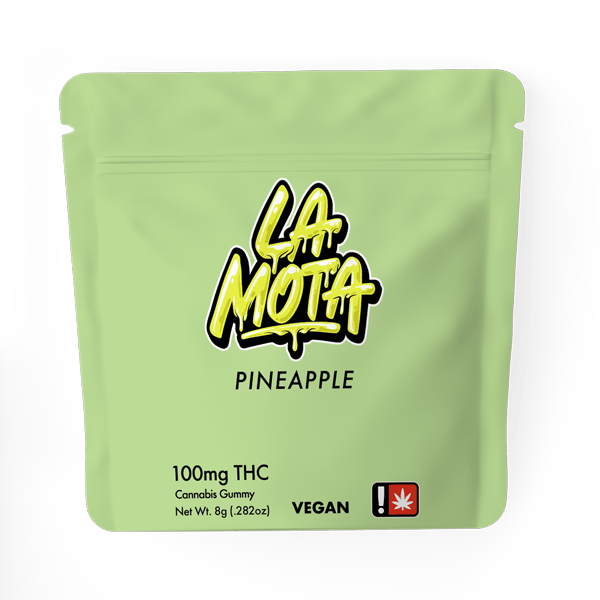 Pineapple 100mg THC Gummy from La Mota | Gummies | 100mg/ea at La Mota - Drain