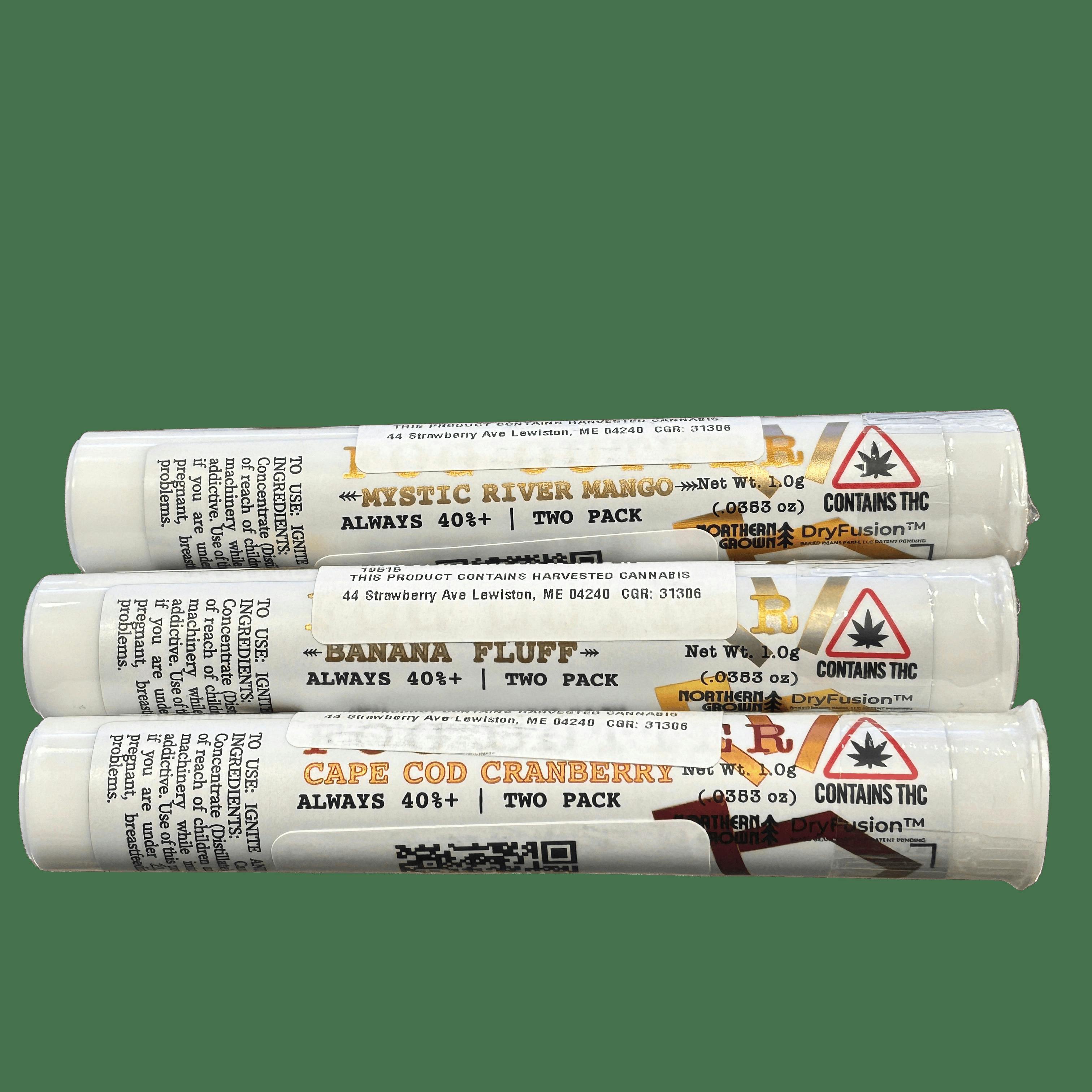 mystic river mango | Infused Joints | 0.5g | 2pk at Cannabis Cured Recreational Weed Dispensary Thomaston