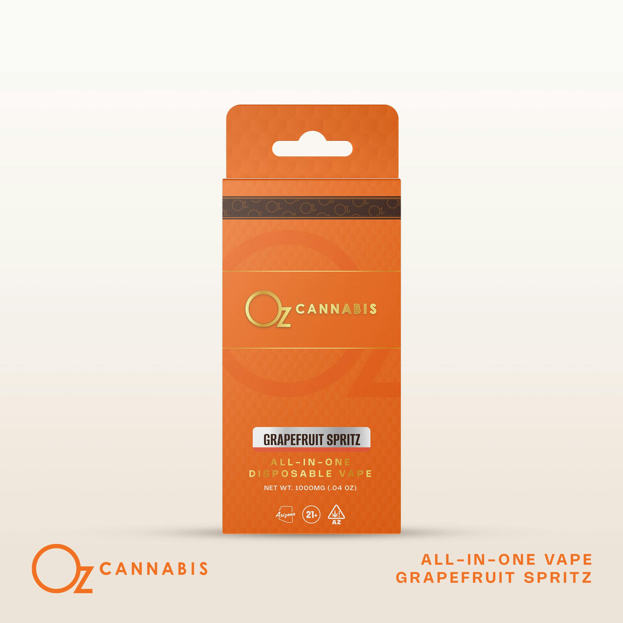Grapefruit Spritz | Disposable | 1g by OZ Cannabis