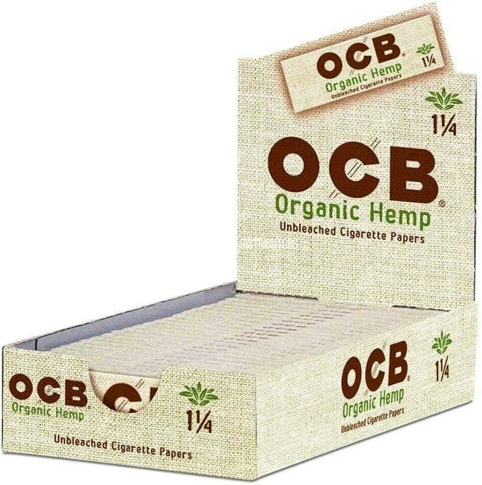 Ocb | Unbleached Organic Hemp Papers + Tips (32Pk) | Slim | Accessories