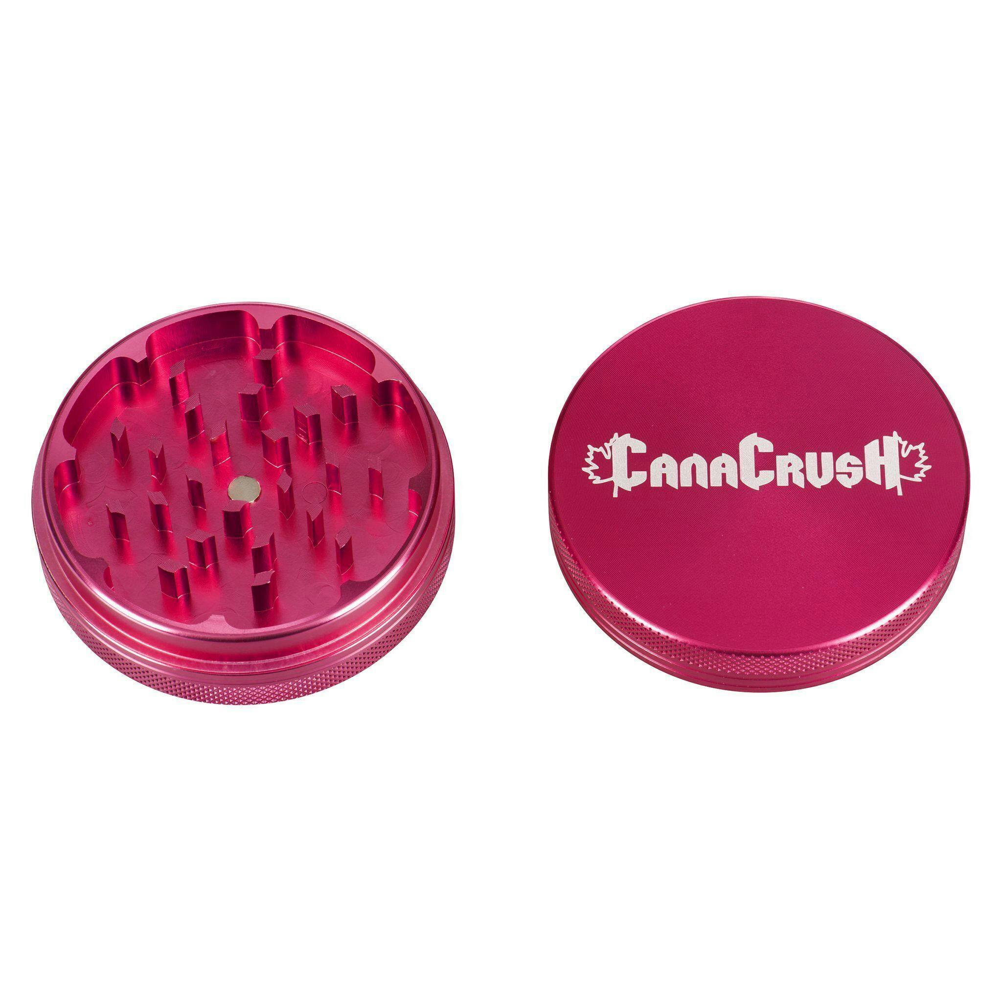 CanaCrush - 2-Piece 2.5" Grinder - Pink | Grinders