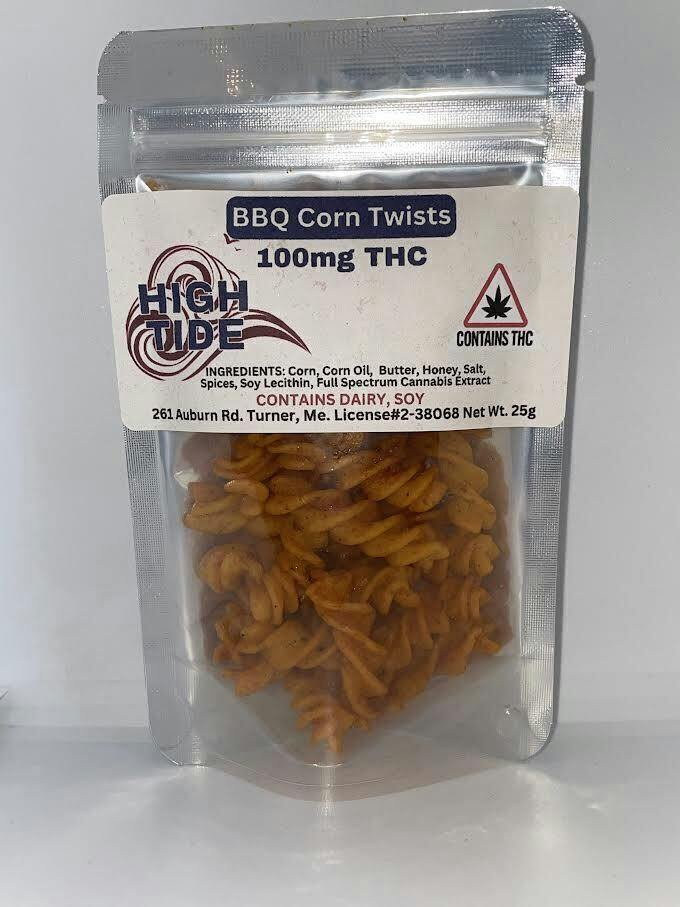 BBQ Corn Twists | 100mg/ea by High Tide