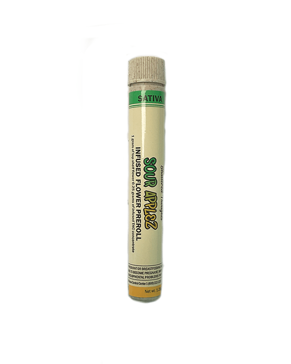 Shattered Thoughts | Sour Applez | Infused Joint | Sativa | 1.25g by Shattered Thoughts