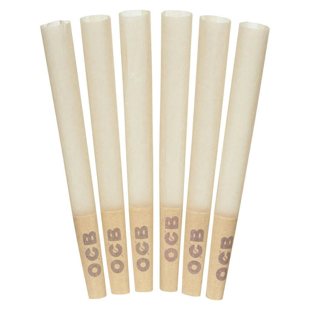 Ocb - Unbleached Cones 1.25" 6 Pack ## | Accessories | Rolling Papers