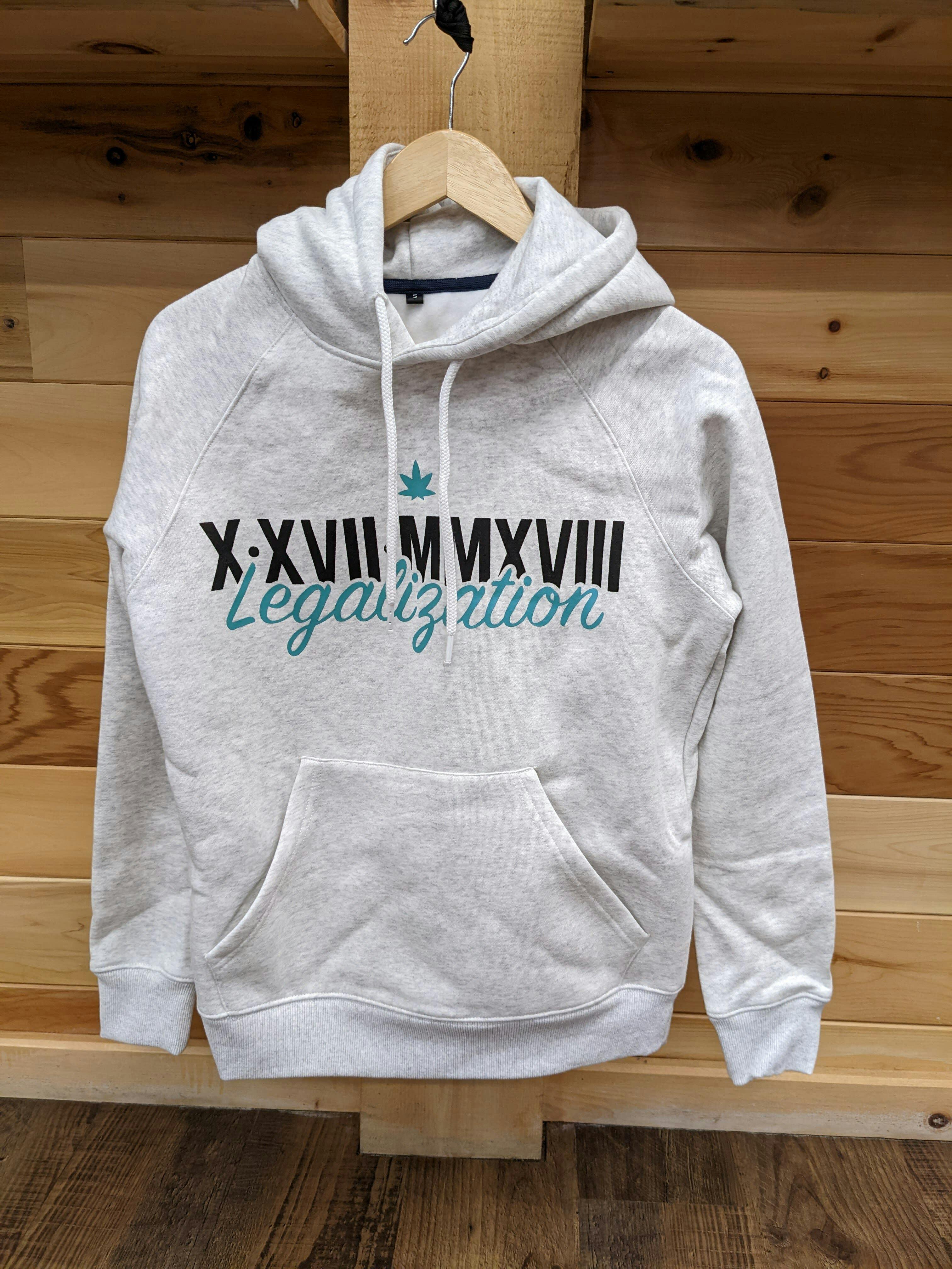 White Legalize it! Hoodie - MEDIUM | Apparel