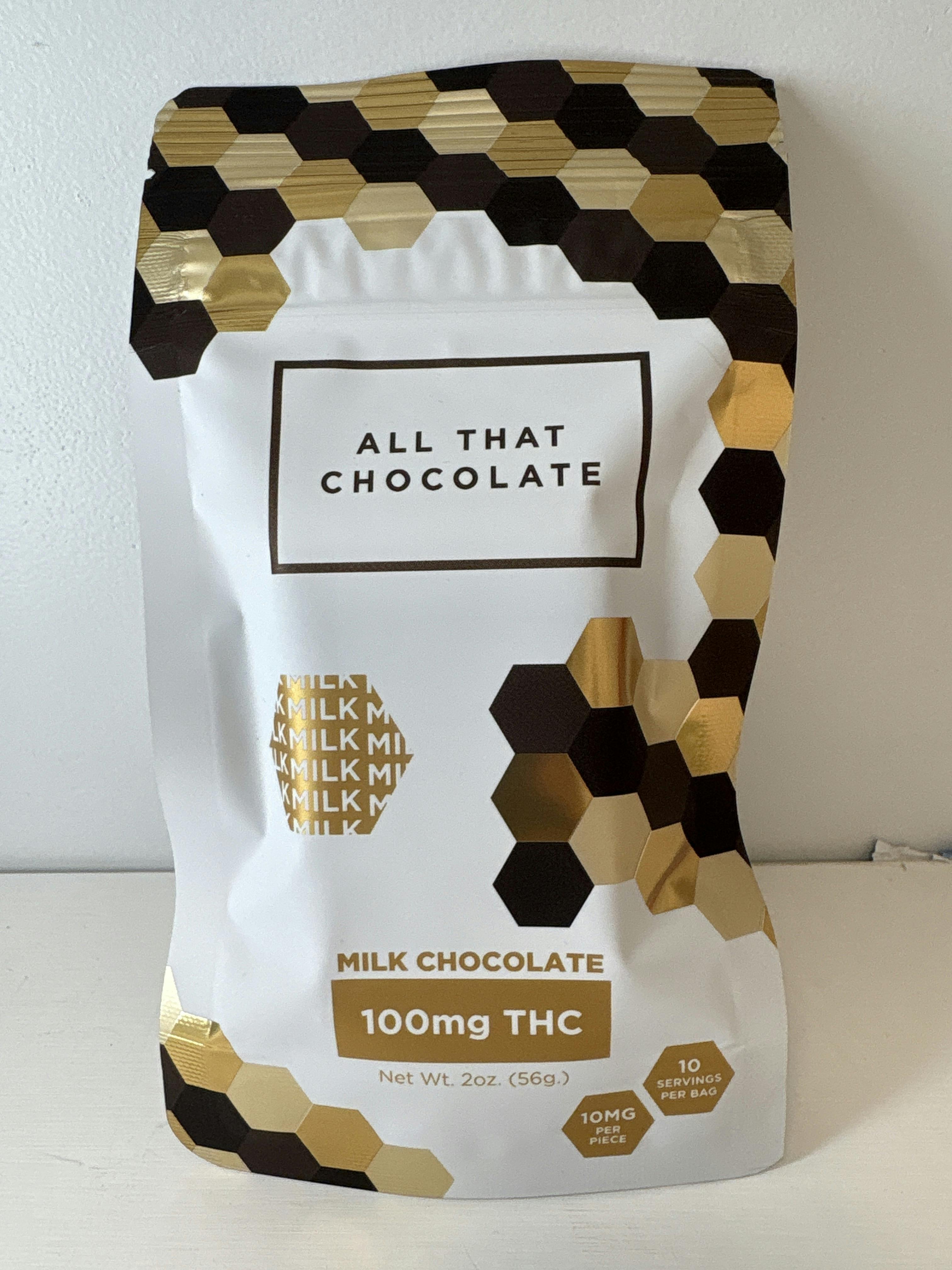 All That Chocolate | Milk Chocolate | Edible(10mg) | Hybrid | Chocolates | at Yeti Greenery