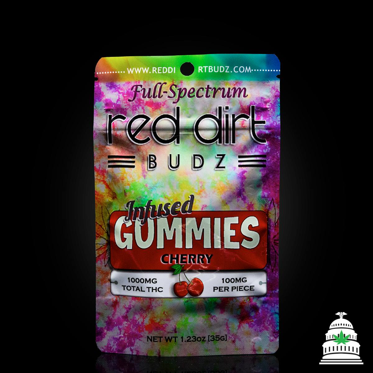 Cherry - 1000mg Red Dirt Gummies | Gummies | 10pk | 100mg/ea