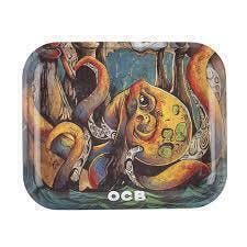 OCB - METAL ROLLING TRAYS - Max Vs. Octopus Version 2 - LRG | Accessories
