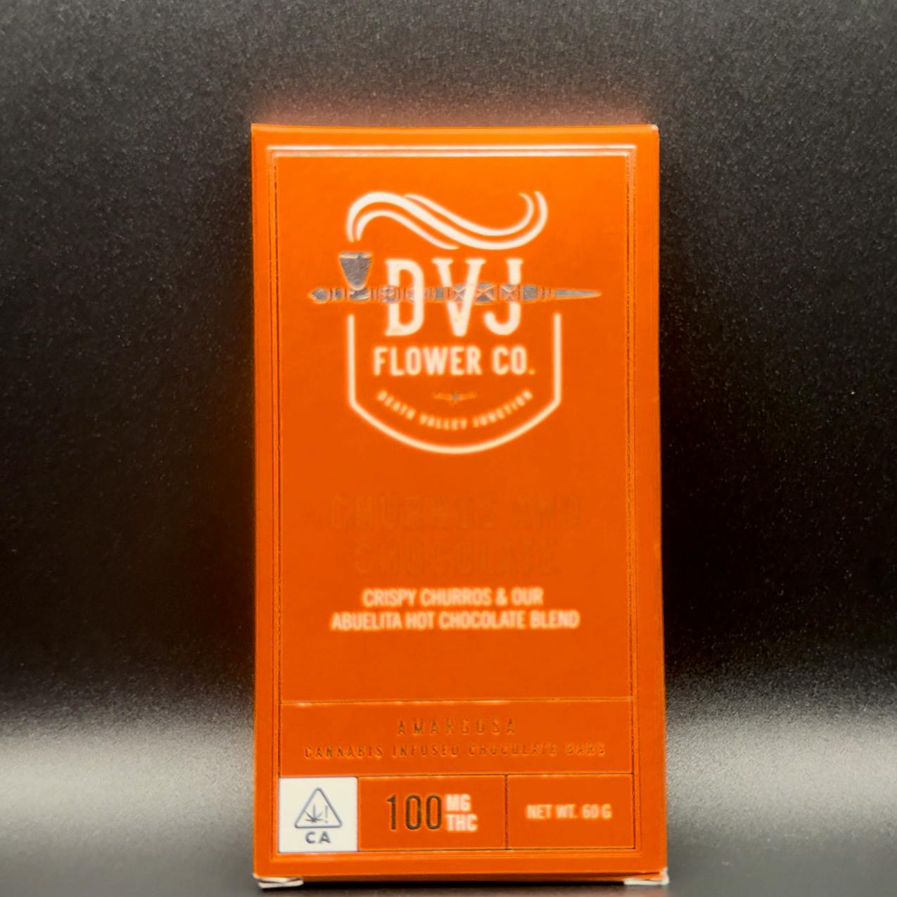 DVJ Chocolate Bar Churros | Chocolates | 100mg/ea at Mountain Medicine