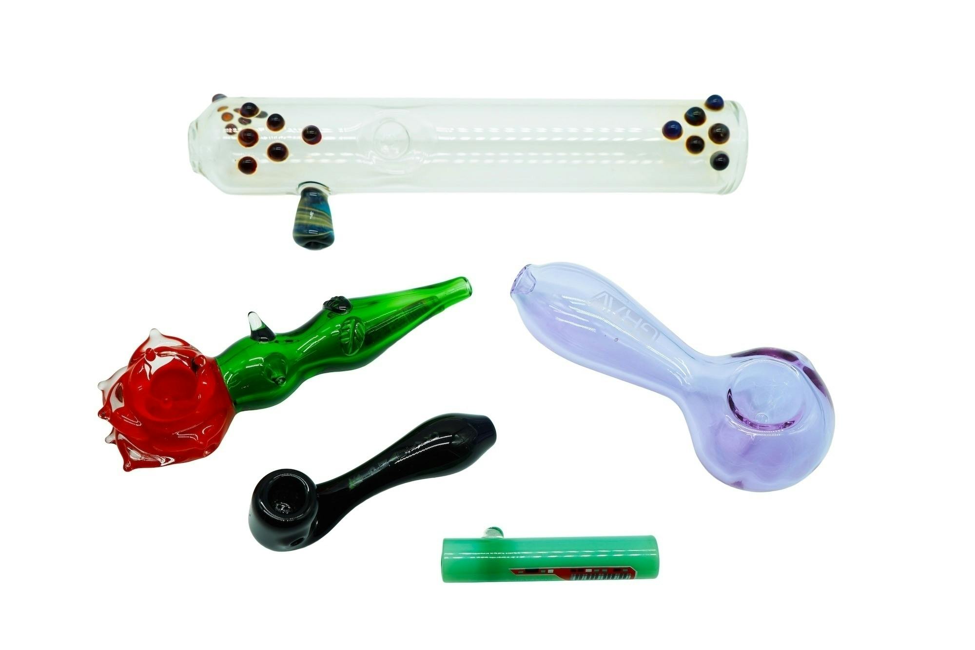 Simple | Double Bubbler | Assorted Colors | Pipes