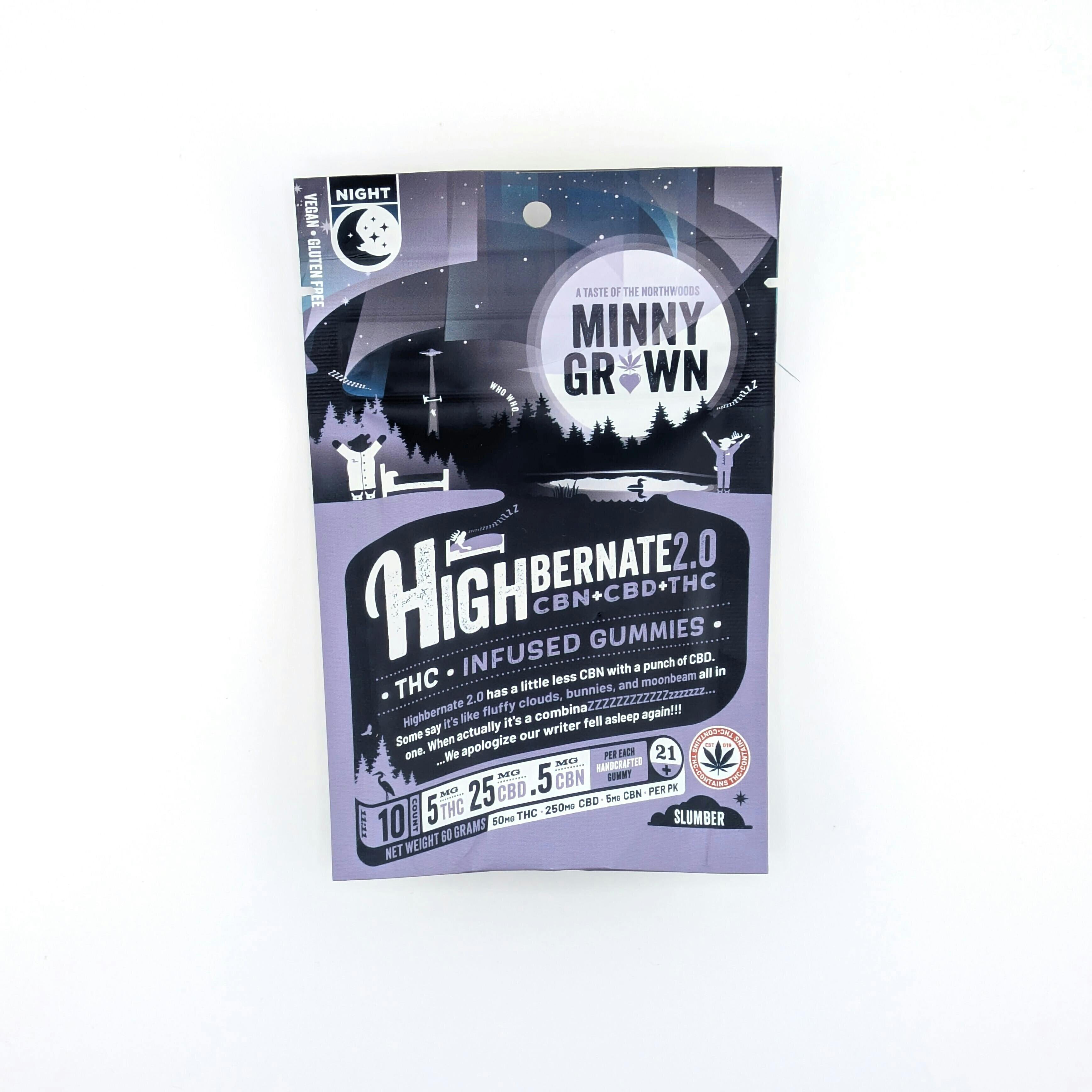 Highbernate 2.0 Gummy Bar | Gummies | 10pk | 5mg/ea at Coastless Dispensary - Luverne