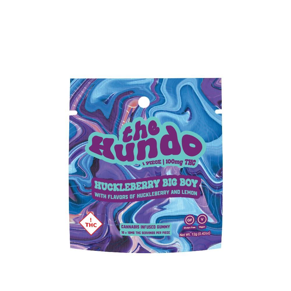 Huckleberry Hundo Gummy | Gummies | 100mg/ea at Glenrio Smoke Stop