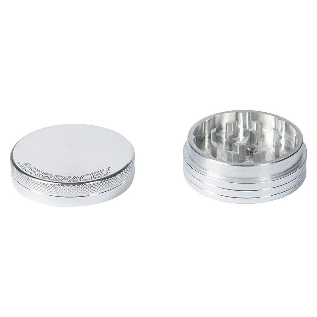 Aerospaced - 2-Piece Grinder - 2" Silver | Grinders