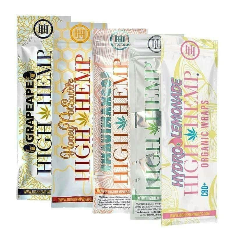 High Hemp CBD Unflavored Wraps | Accessories