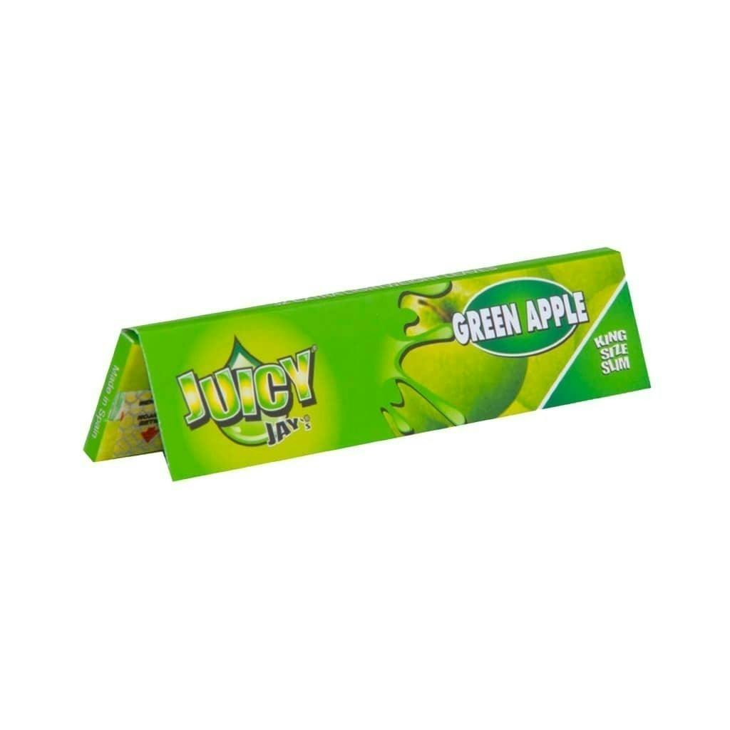 Juicy Jay's - King Size Slim Green Apple Flavored Rolling Paper | Accessori