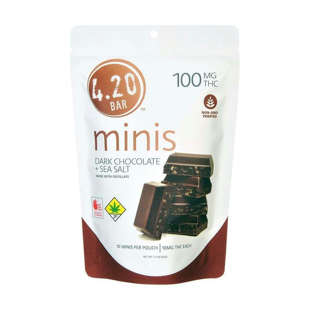 Dark Chocolate Sea Salt | Chocolates | 10pk | 10mg/ea