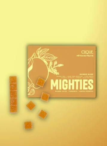 MANGO MUSE MIGHTIES | PATES DE FRUITS | | Gummies | 2pk | 50mg/ea