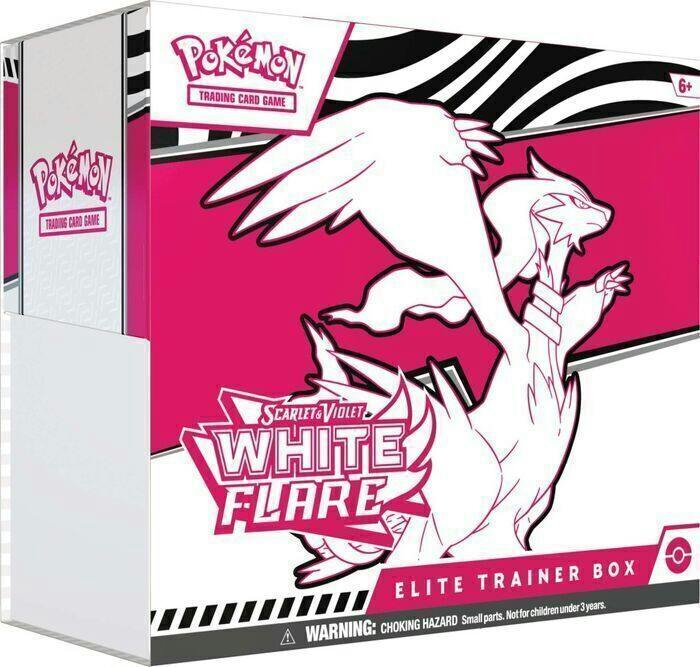 White Flare Elite Trainer Box | Pokemon | Accessories by The Green Well
