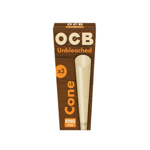 King Size Virgin Unbleached Cones (3 Pack) | Accessories