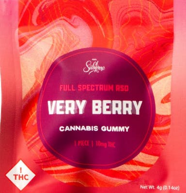 Very Berry Gummies | Gummies | 9.57mg/ea