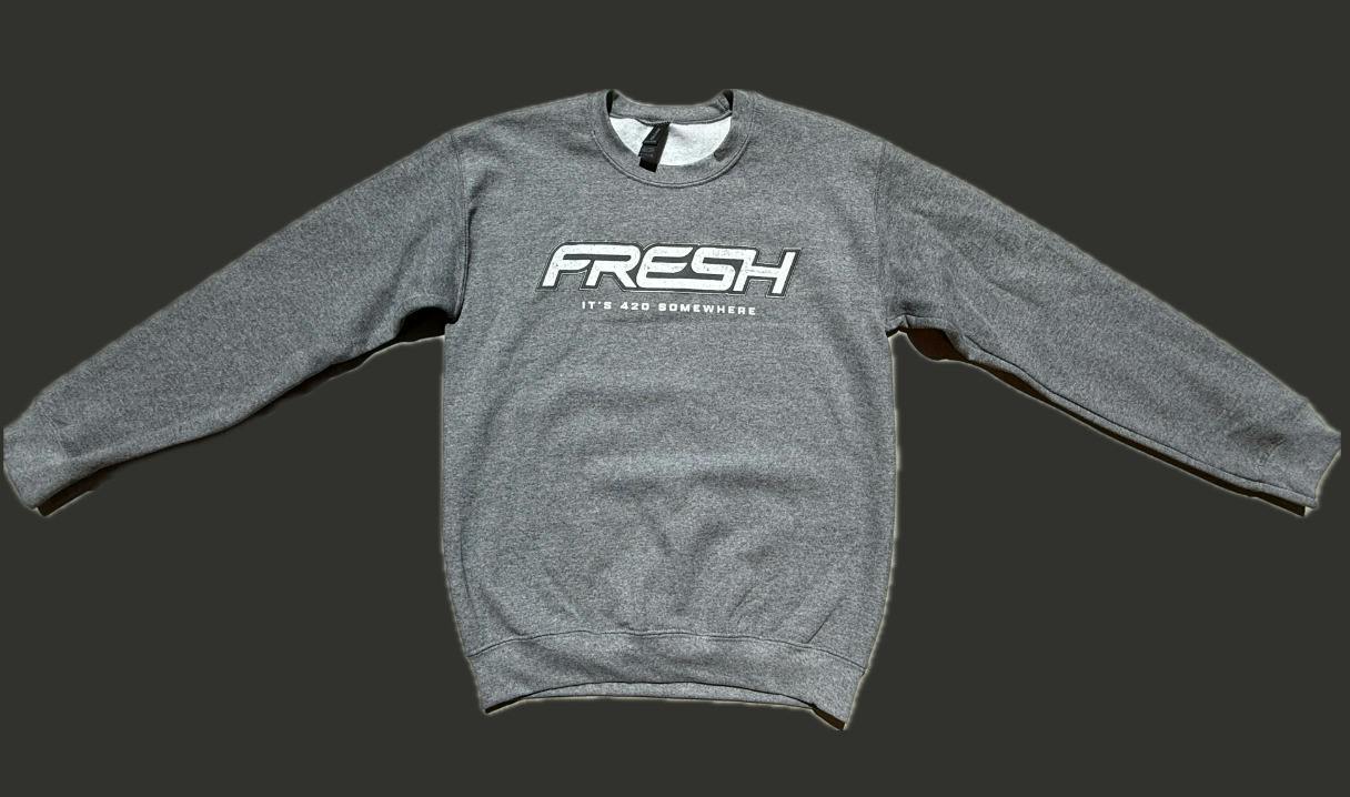 Fresh | Unisex Crewneck | Grey | XL | Apparel by Fresh