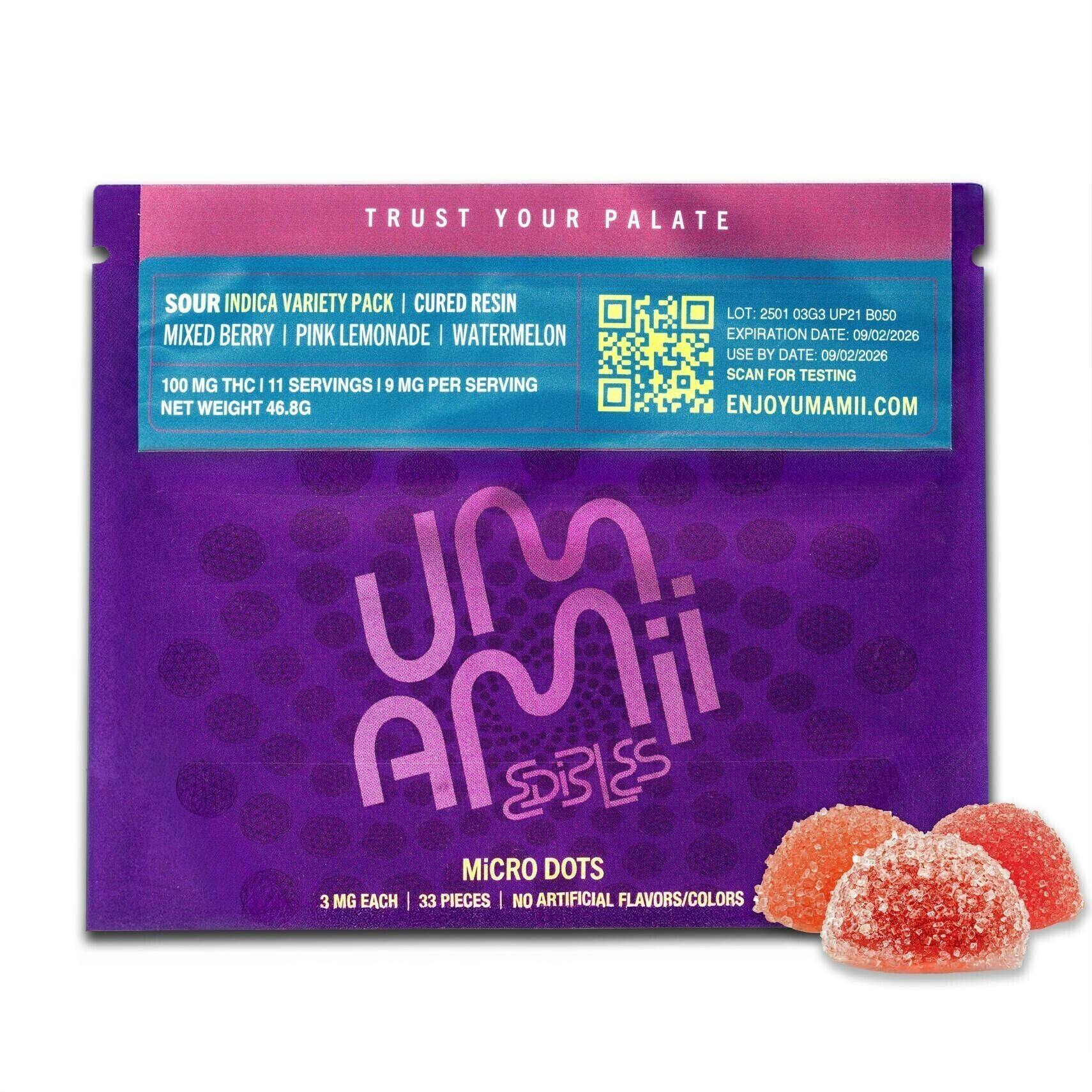 Cured Resin Variety Pack Microdots Gummies | 99mg | 33ct | 3mg/ea