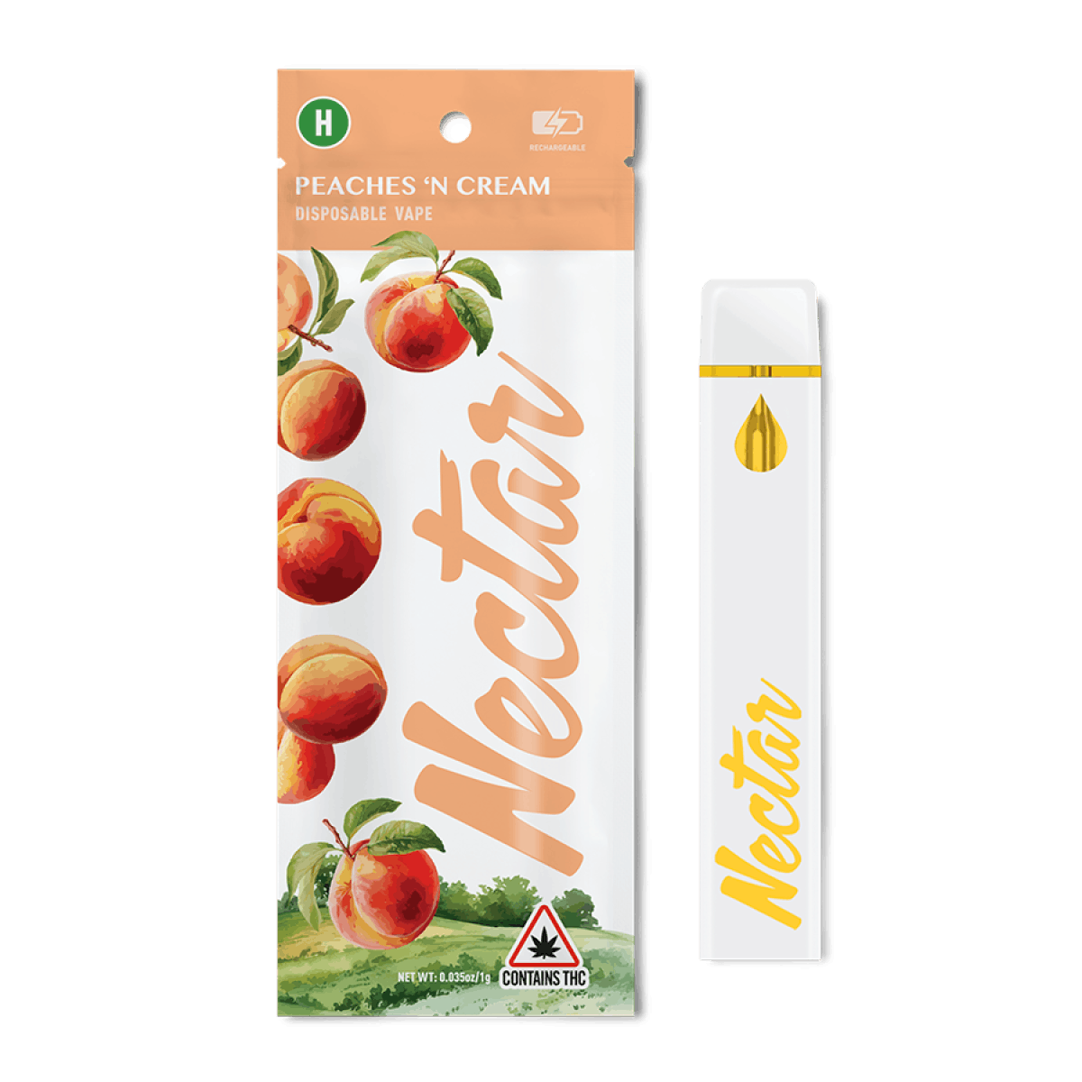 Peaches 'N Cream | Disposable | 1g