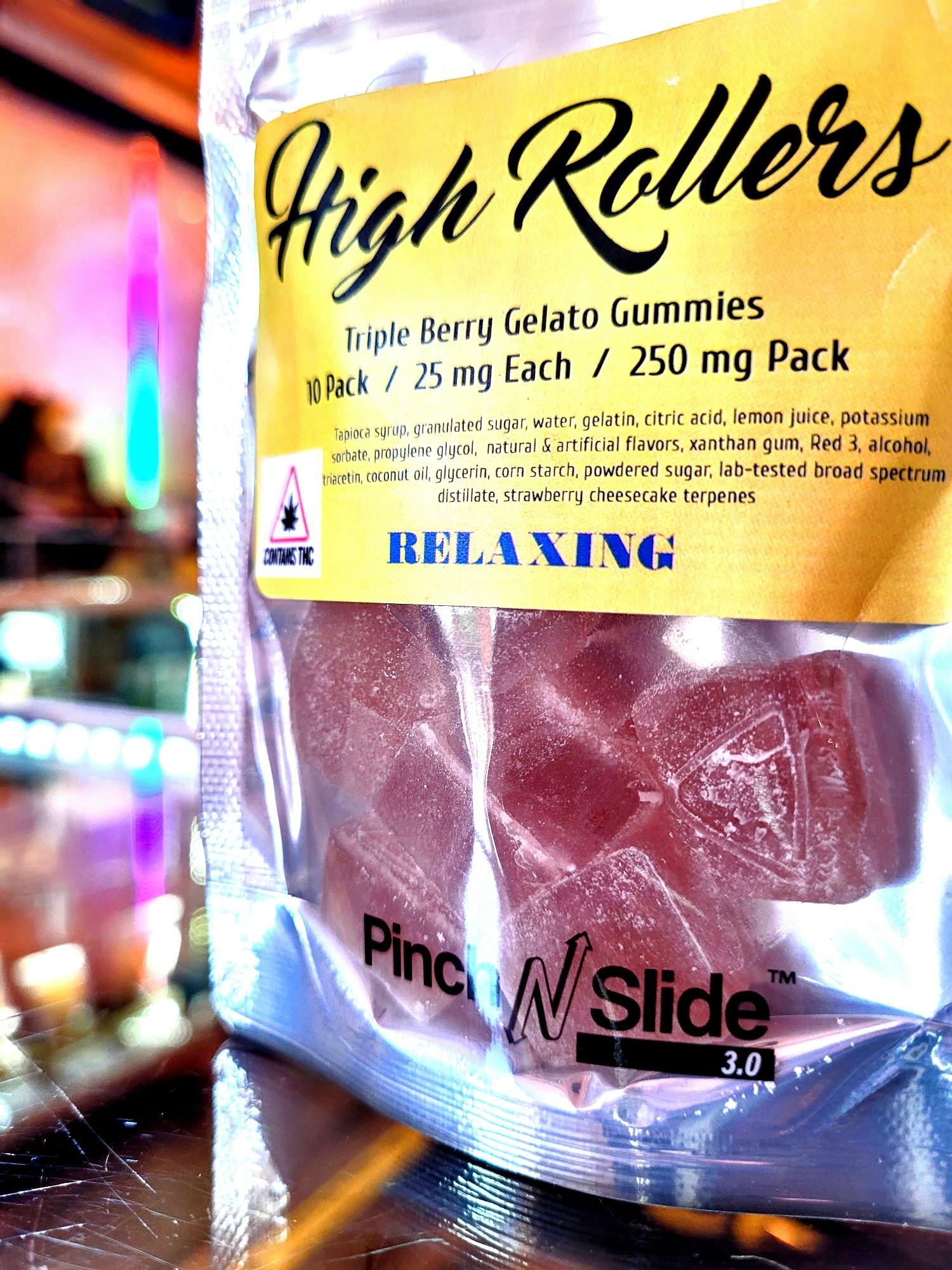 Triple Berry Gelato Gummies | Gummies | 10pk | 25mg/ea