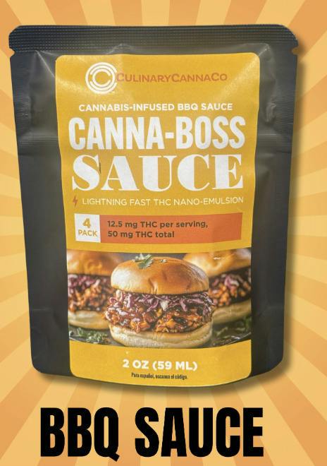 Canna-Boss BBQ Sauce | Cooking | 4pk | 12.5mg/ea