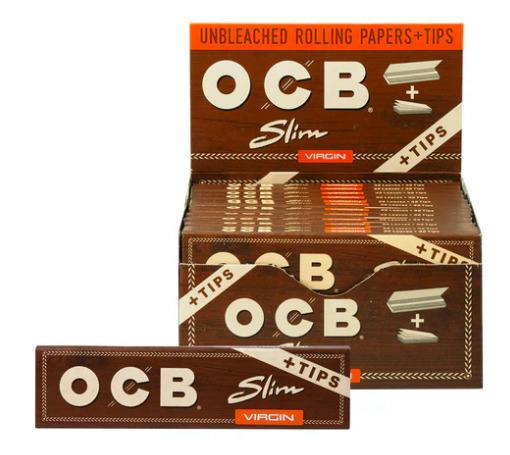 OCB Virgin Slim Papers w/ Tips | Accessories