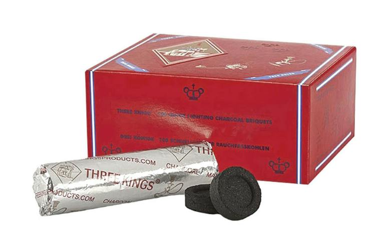 3 Kings | Hookah Charcoal | 10 pack | Accessories