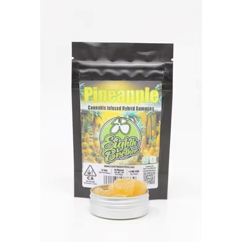 Pineapple Gummies: 10mg/ea
