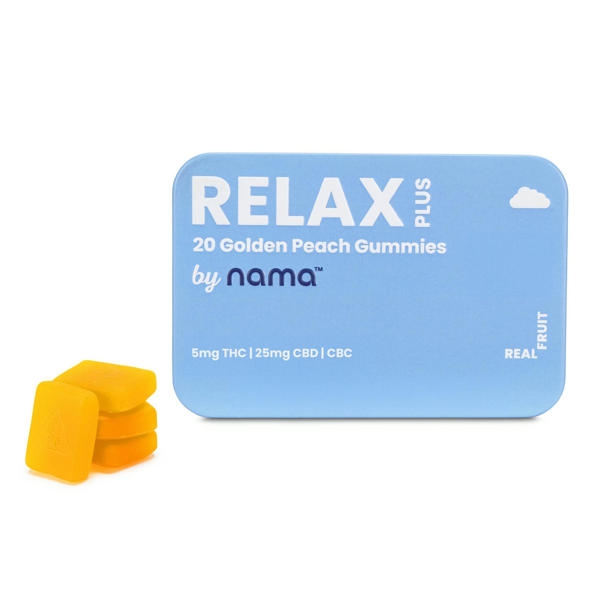 Relax Plus Golden Peach Gummies | Gummies | 20pk | 5mg/ea
