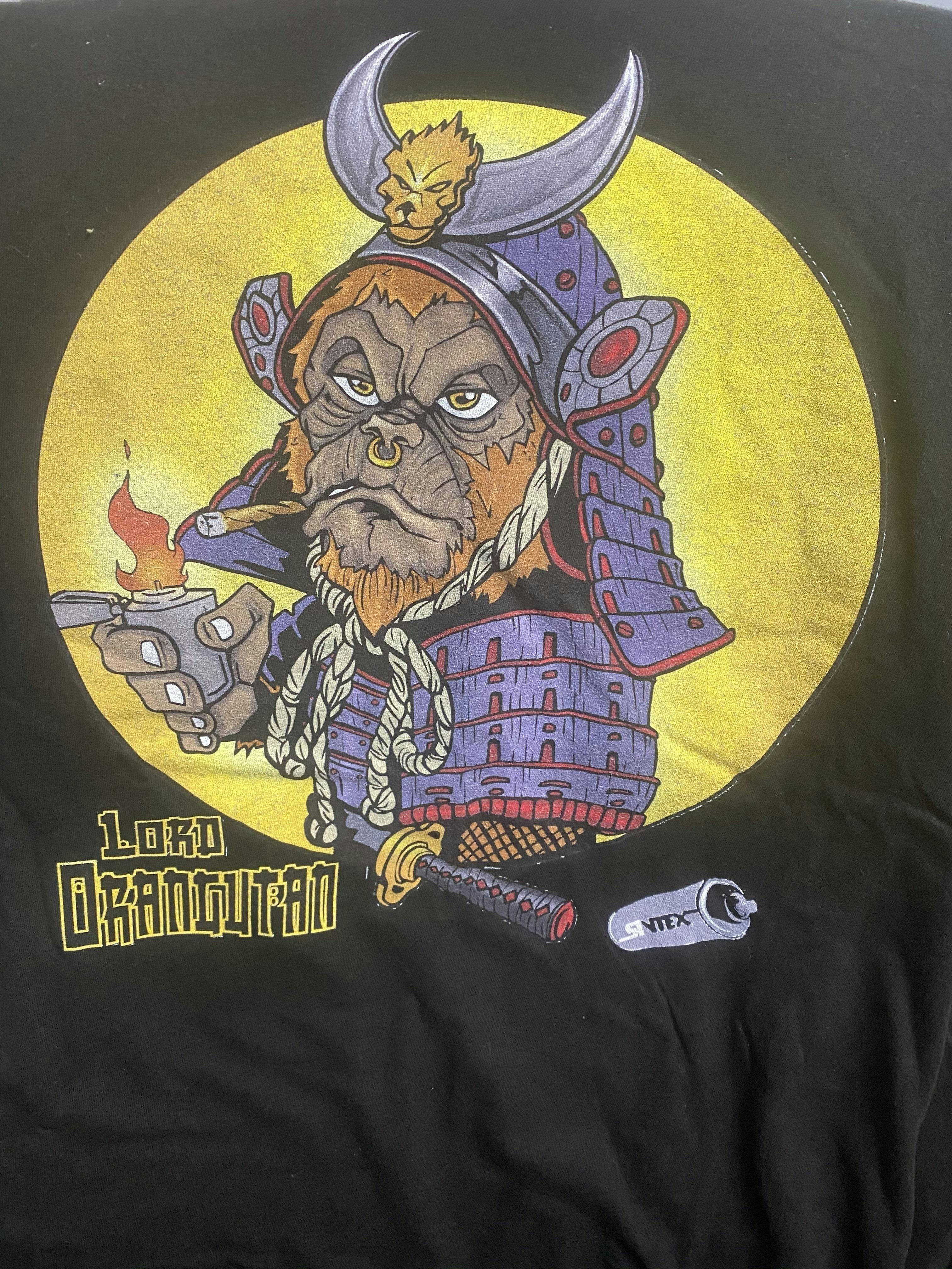 Lord Orangutan - (Black) - T-Shirt - Small | Apparel by Heavyweight Heads