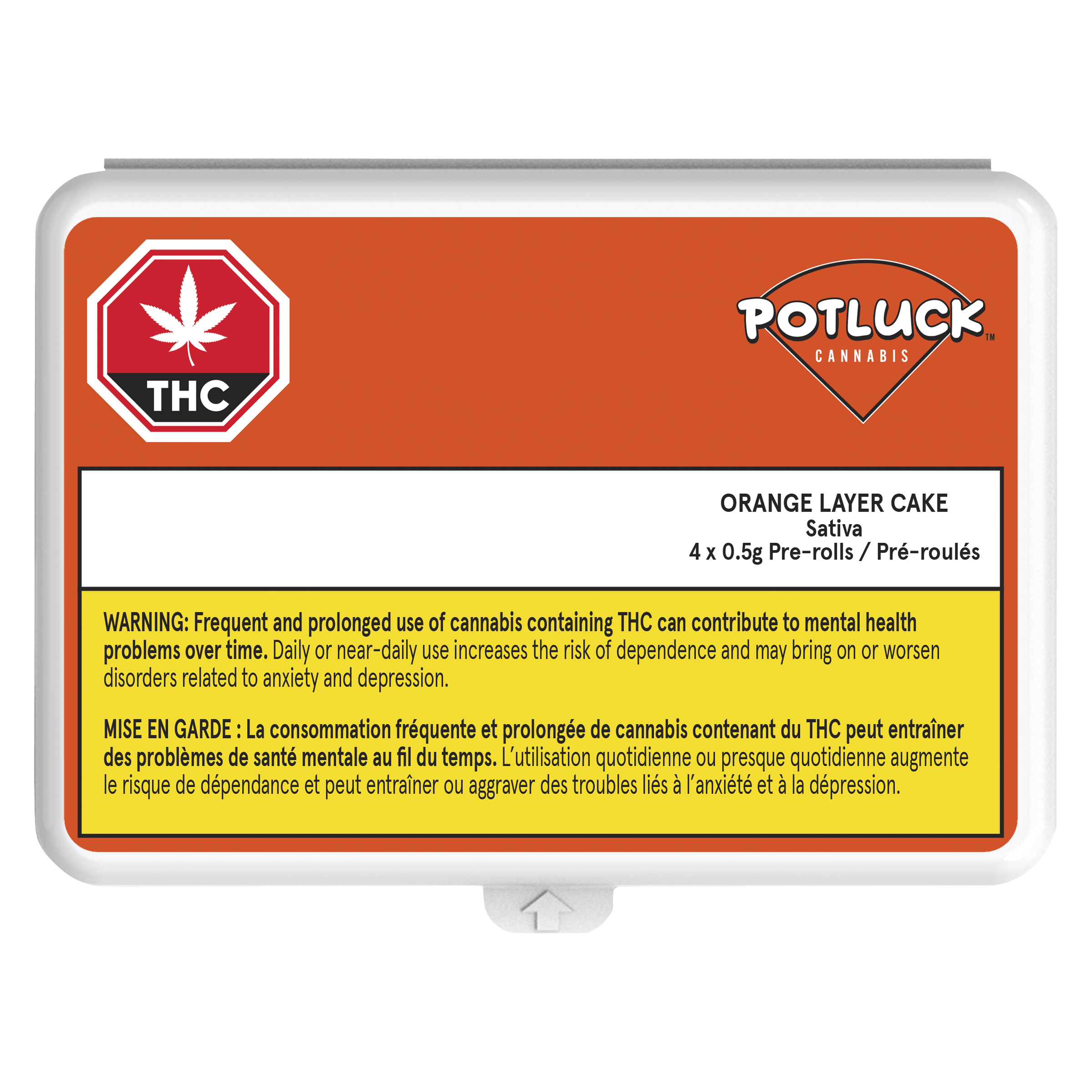 Orange Layer Cake | Joints | 0.5g | 4pk