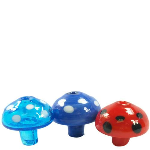 Glass Mushroom Directional Carb Cap | Dab Rigs | Carb Cap