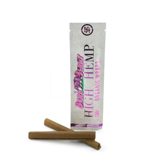 High Hemp | 2pk Organic Wraps | Bare Berry | Accessories