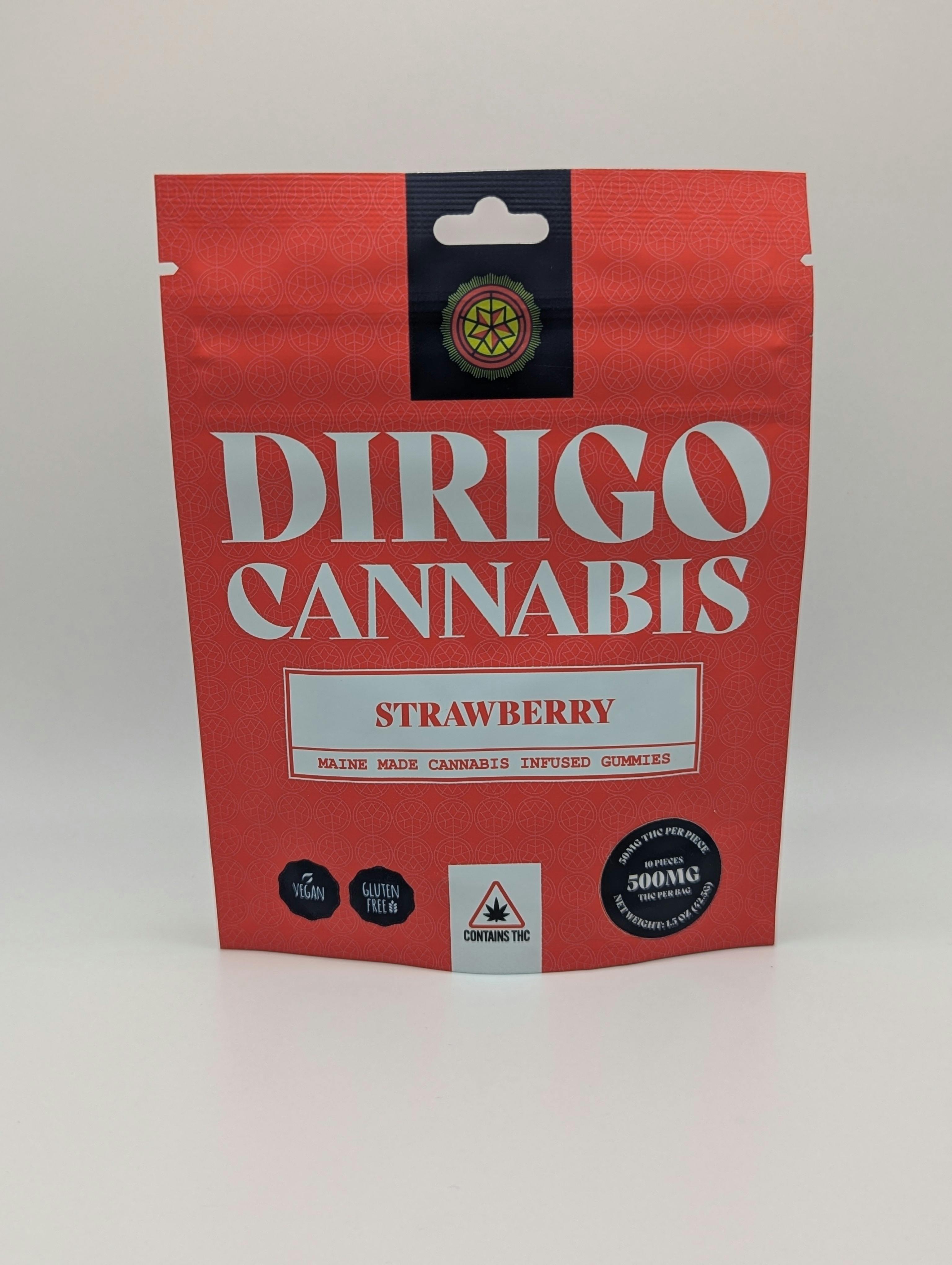 500mg Pineapple Gummies | Dirigo Cannabis | Gummies | 10pk | 50mg/ea