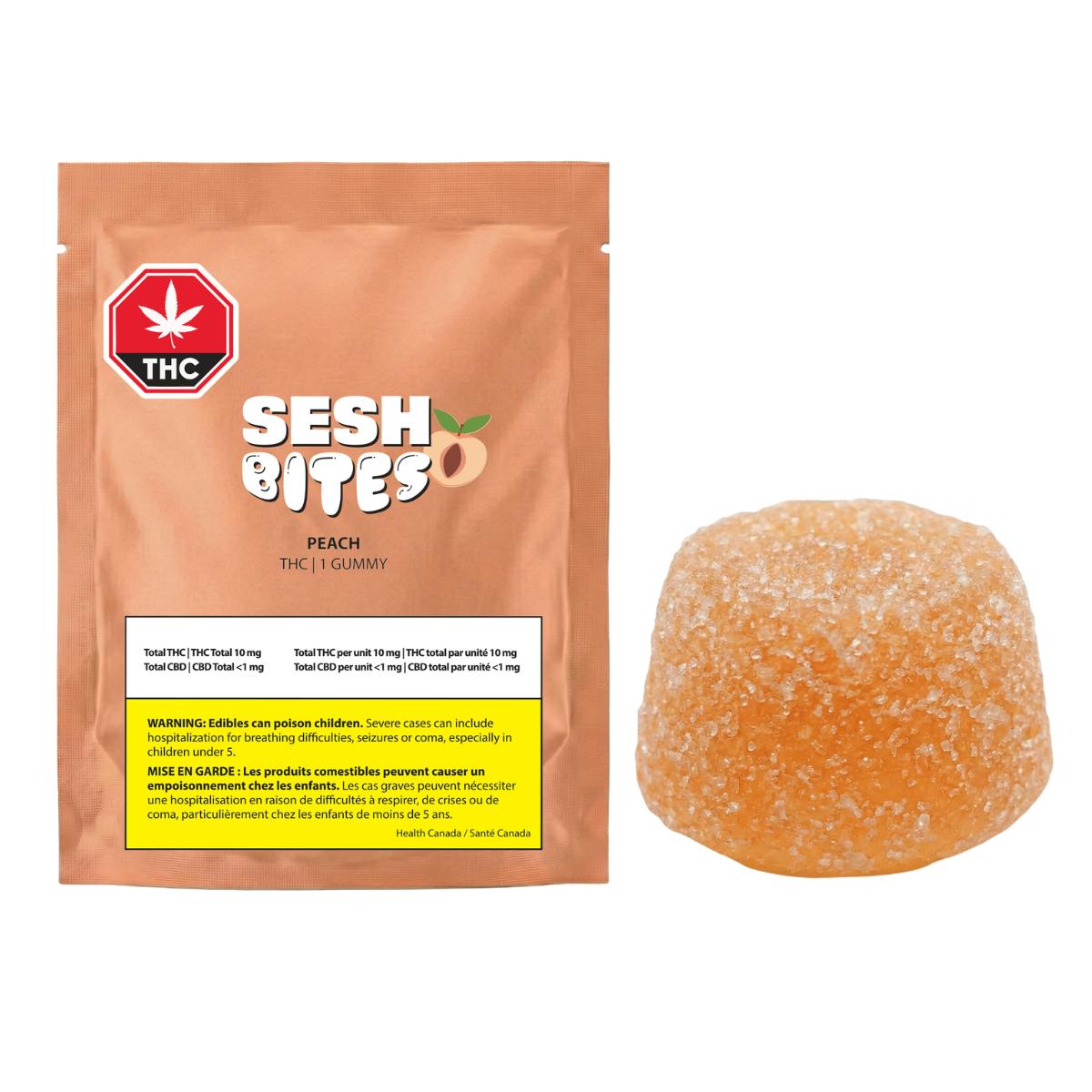 Peach Bites | Gummies | 10mg/ea