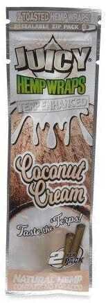 Juicy Jay's Terp Enhanced Hemp Wraps - Coconut Cream | Accessories