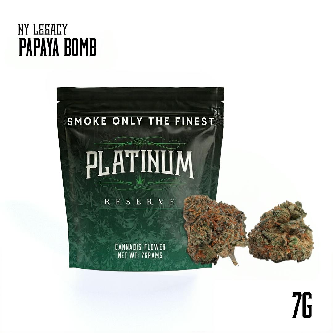 Papaya Bomb | Big Buds | 7g by Platinum Reserve